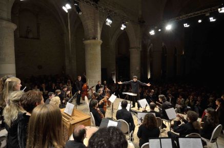 Ghislieri Choir & Consort pour leur première venue à Ambronay, vendredi soir dernier